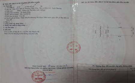 Đất Lô i69 Mỹ Phước 3, Bến Cát, Bình Dương