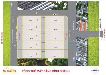 Bán nền đất ngay Chợ Bình Chánh, pháp lý đầy đủ, sạch