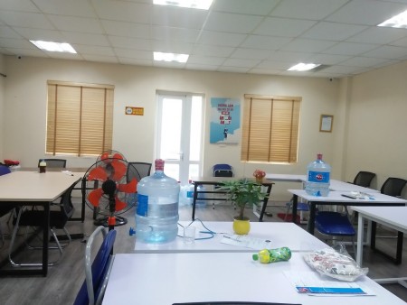 Cho thuê sàn văn phòng tòa nhà phố lãng yên Hai Bà Trưng, Hà Nội - diện tích 130m2-12tr