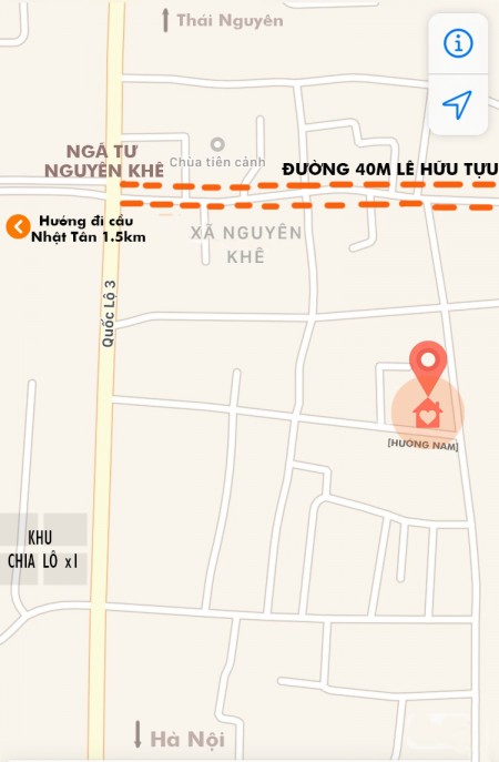 CHÍNH CHỦ BÁN 77.5M ĐẤT THỔ CƯ XÓM 3, NGUYÊN KHÊ, ĐÔNG ANH, HÀ NỘI
