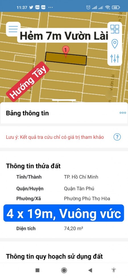 Bán nhà HXH Vườn Lài dt 4 x 20m, giá 7 tỷ thấp nhất khu vực