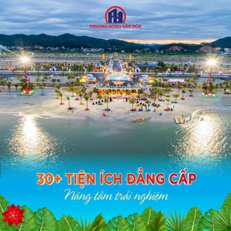 Mở bán liền kề mặt biển phương Đông Vân Đồn ngay mặt đường to, cạnh bãi tắm