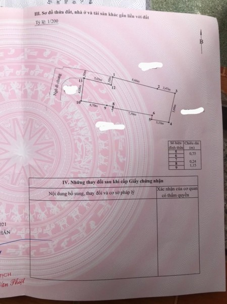 Chính chủ cần bán đất phố Đình Đông tặng kèm nhà cấp 4