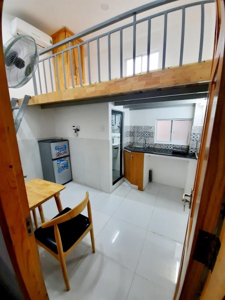 CHDV Phòng có gác cao 1m7 - full nội thất gần cầu Hậu Giang Q6