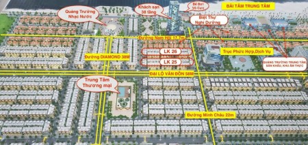 RA MẮT SIÊU PHẨM LIỀN KỀ LK25 LK26 MẶT TIẾP GIÁP BIỂN DỰ ÁN PHƯƠNG ĐÔNG VÂN ĐỒN
