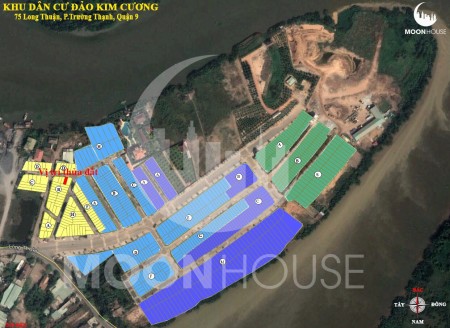 Bán đất dự án KDC Đảo Kim Cương phường Trường Thạnh Quận 9