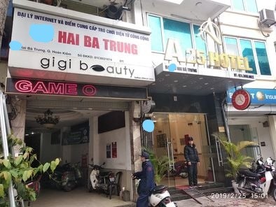 Cho thuê nhà mặt phố Hai Bà Trưng, HK giá 35tr/tháng