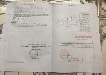 Cần bán lô đất tại Quốc Oai, Đường nội khu rộng, oto vào tận nhà
