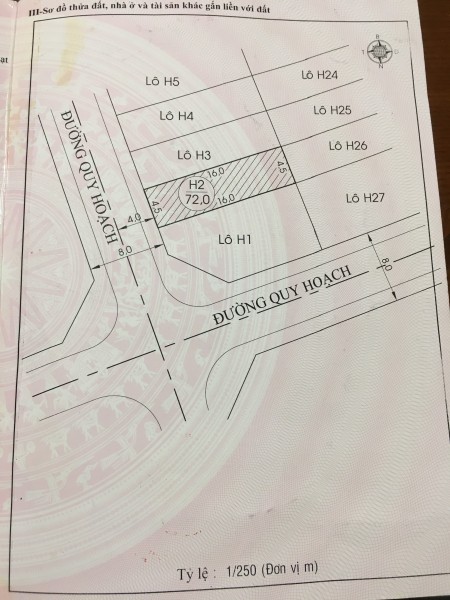 Bán Đất KQH Nguyên Tử Lực, Vị trí Tốt(Lô H)
