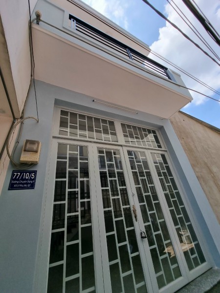 Bán nhà hẻm 77/10/5 chuyên dùng 9,Phú Mỹ Quận 7. giá 1,85 tỷ