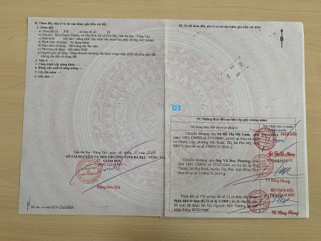 Lô đất đẹp, sinh lợi cao khi đầu tư, chính chủ sổ riêng xã Tân Hòa
