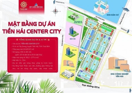 Đất đất giá dự án Trái Diêm 3, Tiền Hải, Thái Bình giá 25tr/m2 Sổ đỏ Kinh doanh tốt