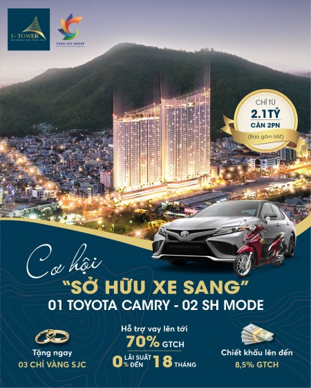 I tower quy nhơn - Dự án cao cấp bậc nhất quy nhơn, diện tích 65m2