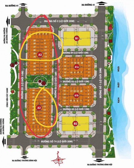 Bán đất sổ đỏ MT Phạm Đức Sơn KDC Trương Đình Hội 3, P16, Q8, 90m2 thổ cư, xây dựng