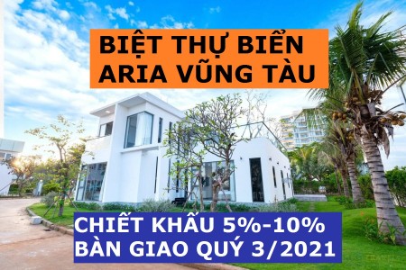 Villa Biển Vũng Tàu, 480m2, Có Hồ Bơi, Giá 18 tỷ, Chiết khấu 5%, Giao Quý 3/2021