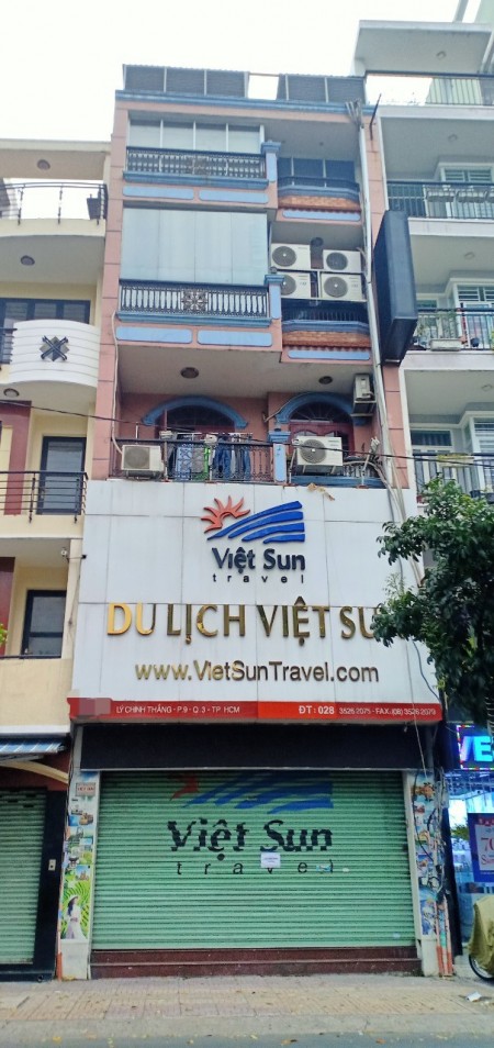 Siêu phẩm mt Lý Chính Thắng(6x10m)Quận 3, trệt, 4 lầu, đoạn 2 chiều