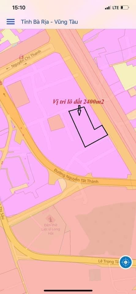 Cần bán gấp 2400m2 đất long hải quy hoạch 100% thổ cư ngay sát dự sán seaway