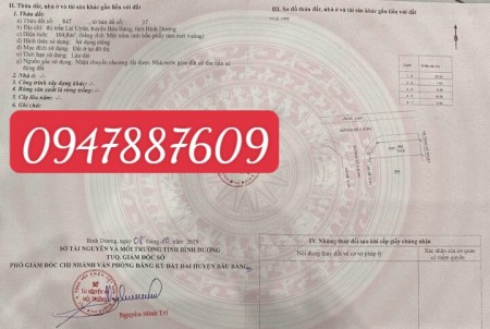F0 lô đất ngay chợ Lai Uyên thuận tiện buôn bán