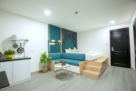 Căn hộ đủ nội thất giá rẻ đường Đặng Dung gần chợ Tân Định quận 1