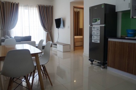 Cho thuê căn hộ chung cư Galaxy 9, chung cư Q4, 2 phòng ngủ, 2WC. Full nội thất đẹp, giá 13tr/th