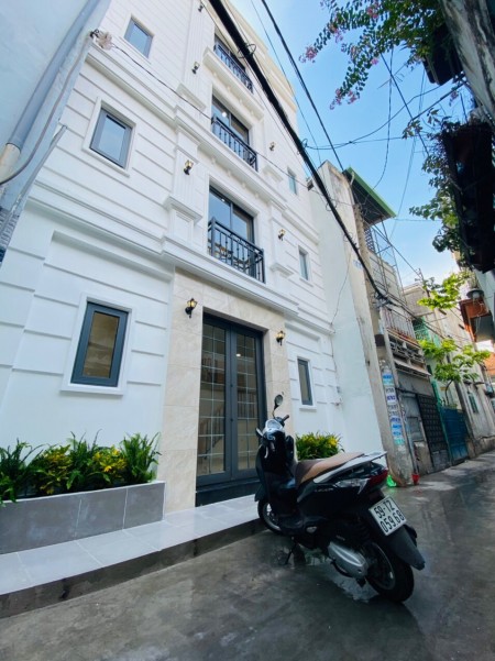 Nhà xây mới như hình 6,4 x 6,3 Nơ Trang Long P 13 Bình Thạnh