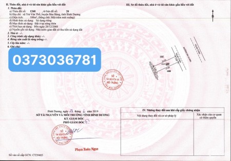 Đất Trừ Văn Thố, huyện Bàu Bàng giá 500 triệu