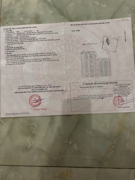 CHỦ NHÀ HẾT MẶN MÀ THÀNH PHỐ BÁN HẾT NGUYÊN LÔ ĐẤT VỀ QUÊ NGAY XÃ HIỆP PHƯỚC, HUYỆN NHÀ BÈ, DT 5625m² SHR