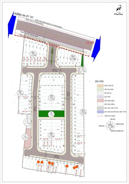 Đất nền giá rẻ Thành Phố Đồng Xoài, nằm ngay DT741