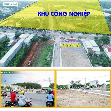 Bán đất đối diện cổng Khu công nghiệp Hắc Dịch, đường thông, Sổ đỏ, Thổ cư, Giá rẻ