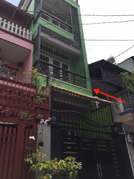HXH Phan Đăng Lưu 3,4x17m, trệt, 3 lầu, 5 pn, 4wc. Full Máy lạnh