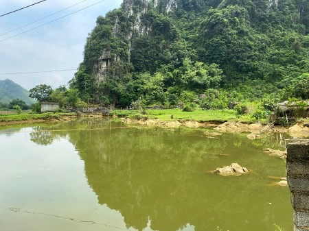 MẢNH ĐẤT LƯNG TỰA NÚI, CHÂN ĐẠP THUỶ 1323m2 TẠI TÂN VINH- LƯƠNG SƠN GIÁ CỰC RẺ