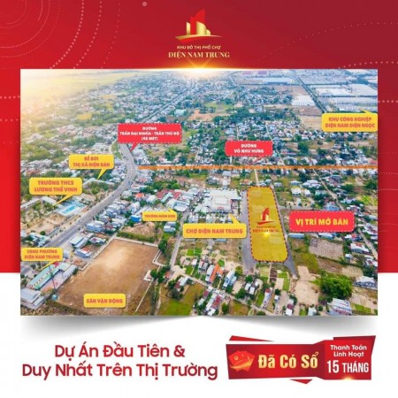CHỉ còn vài suất ngoại giao, KPC Điện Nam Trung, sổ đỏ trao tay