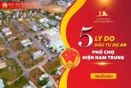 Trả trước 250tr sở hữu lô đất sổ đỏ mặt tiền chợ