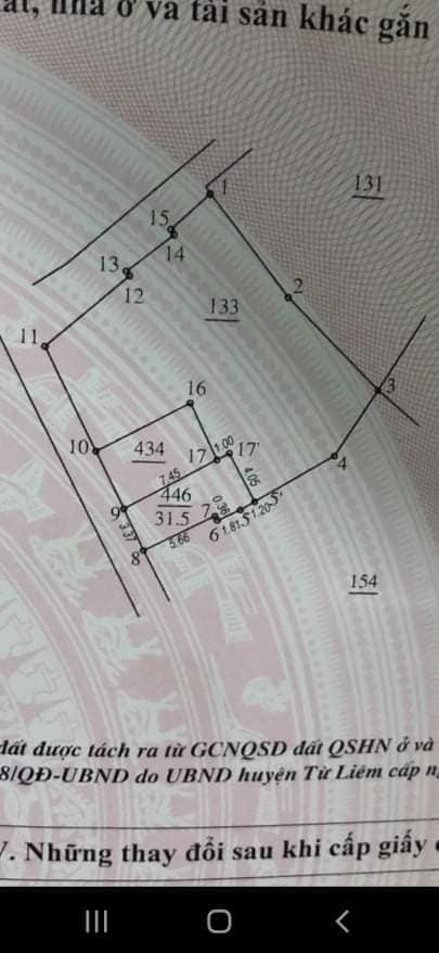 Bán đất Hiếm ngõ 63 Lê Đức Thọ 32m, mt3.5m xây được 5 tầng, ngõ rộng gần Phố giá 2,75 tỷ 0988296228