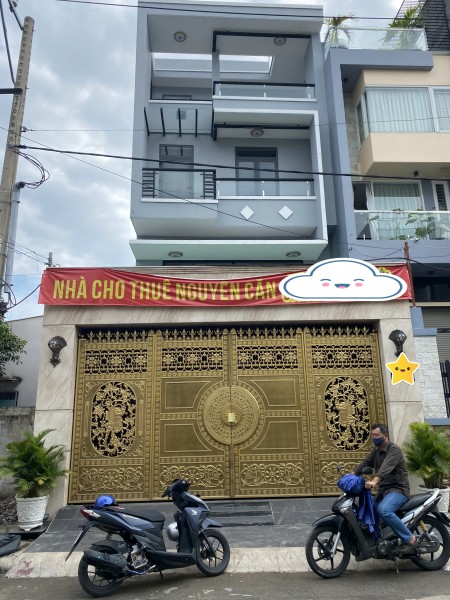 MT Đẹp Nguyễn Văn Công 6.5x22 Trệt 3Lầu Giá 35Tr/th