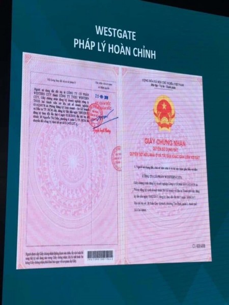 Westgate dự án đón đầu xu thế, tuyến đường chính, chiết khấu cao