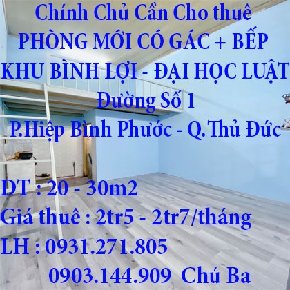Chính Chủ Cần Cho thuê ở 16 Đường số 1, phường Hiệp Bình Phước, Quận Thủ Đức