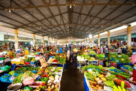 Sổ đỏ sẵn thanh toán 15 tháng có ngay 1 lô đất mặt tiền chợ