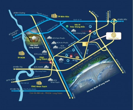 Bán đất nền sân Quốc Tế Long Thành