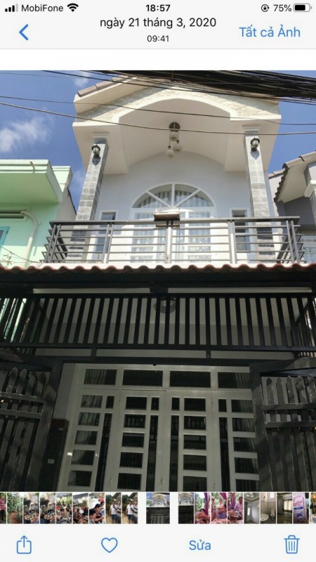 Bán nhà mới 2 lầu hẻm 1247 Huỳnh Tấn Phát, Phú Thuận, Quận 7