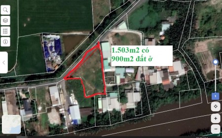 Bán đất 60m ngang mặt tiền đường Tân Long, Tân Nhựt, 1.503m2 giá 20 tỷ