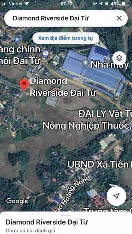 Đất nền dự án Dimond Riverside, pháp lí chính chủ, đầu đủ