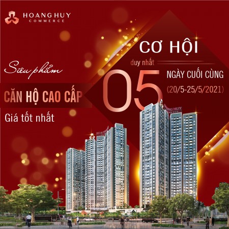 Hoàng Huy Commerce ngoại giao căn góc, chiết khấu 10%
