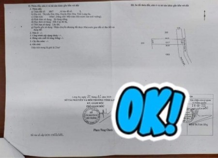 Bán Gấp.CC bán gấp lô đất 148m2 ODT , Đ.DT825 , KV4 , Giá 900 tr , SHR.