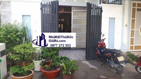 Cho thuê nhà quận Thủ Đức. HXT KDC Văn Lang, P. Hiệp Bình Phước