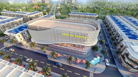 Shophouse xây sẵn 1 trệt 2 lầu nằm trên 2 mặt tiền đường lớn Lý Thái Tổ và đường kết nối sân bay Quốc tế Long Thành đầu tư kinh doanh tốt.