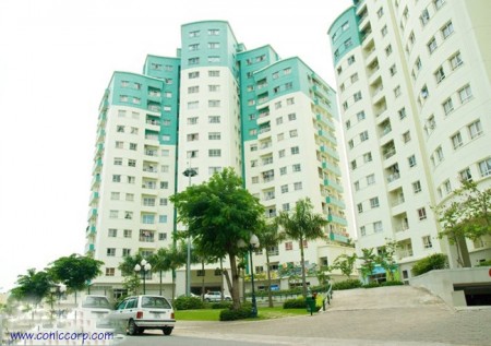 Cho thuê căn hộ Conic Garden 60m2, tầng lao, kiến trúc đẹp, 2pn, 1wc