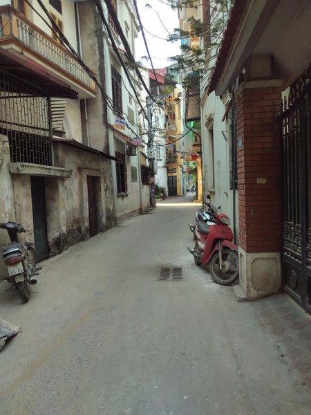 Bán nhà phố giáp nhị Hoàng mai, ôtô đỗ cửa, nhà đang hoàn thiện từng ngày, giá 4ty2
