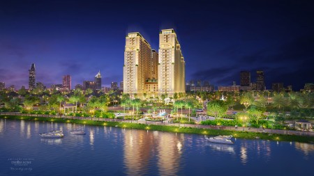 Cần chuyển nhượng căn hộ 2 pn, 2 wc view sông Quận 8, giá 1.2 tỷ