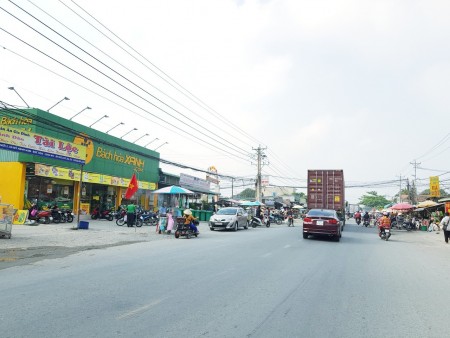 Bán nền đất giá rẻ 5x26 thổ cư 100% giá 1 tỷ 100 triệu, xã Đức Hòa Hạ, Đức Hòa, Long An